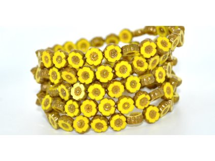 Hawaii flowers 8mm - Table cut beads