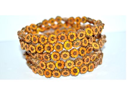 Hawaii flowers 8mm - Table cut beads