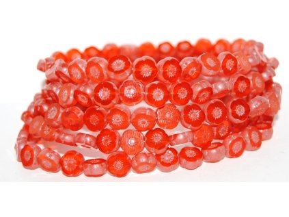 Hawaii flowers 8mm - Table cut beads