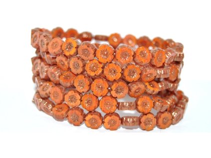 Hawaii flowers 8mm - Table cut beads