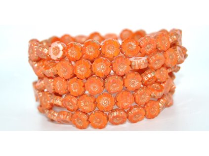 Hawaii flowers 8mm - Table cut beads