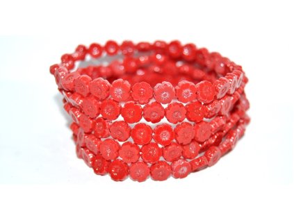 Hawaii flowers 8mm - Table cut beads