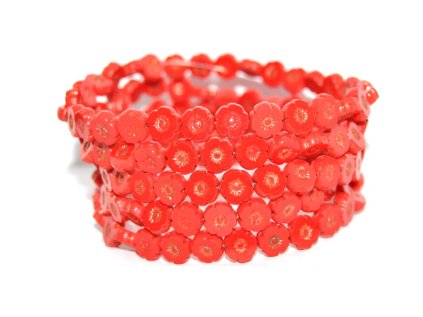 Hawaii flowers 8mm - Table cut beads