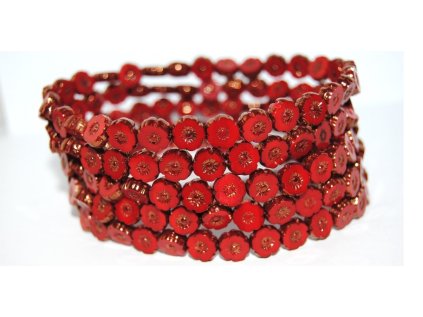 Hawaii flowers 8mm - Table cut beads