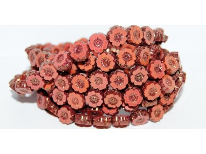 Hawaii flowers 8mm - Table cut beads