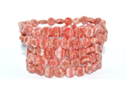 Hawaii flowers 8mm - Table cut beads