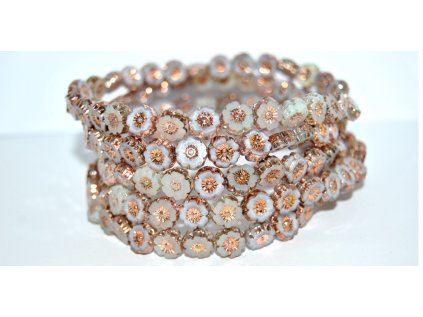 Hawaii flowers 8mm - Table cut beads