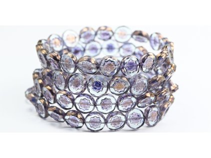 Table cut beads - Stars - 11mm