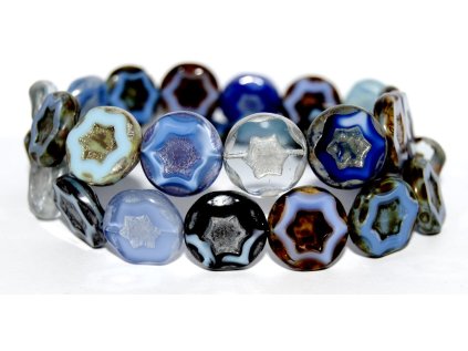 Flowers 17mm - Table cut beads