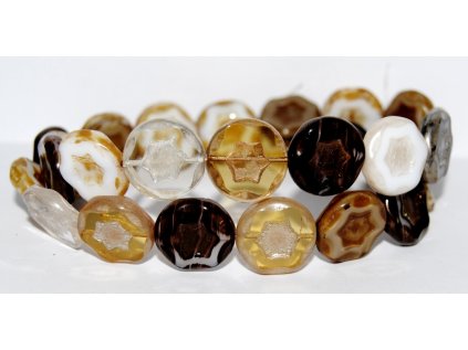 Flowers 17mm - Table cut beads