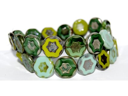 Flowers 17mm - Table cut beads