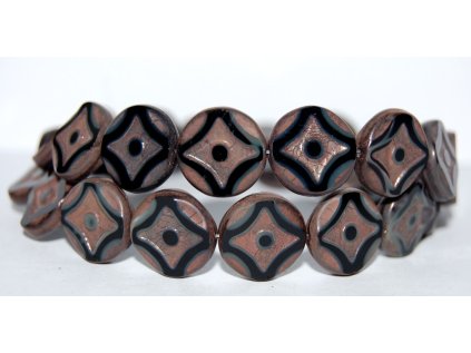 Ploškované perle-15 mm