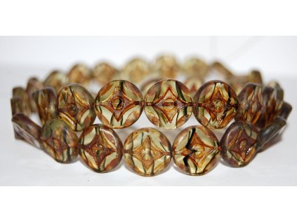 Ploškované perle-15 mm