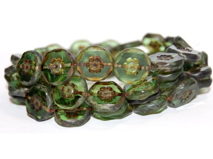 Ploškované - Kytky 15 mm