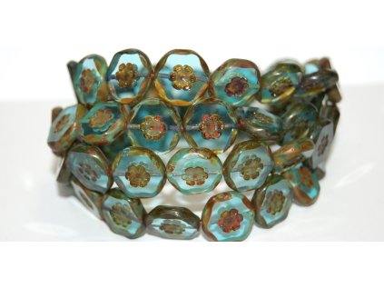 Ploškované - Kytky 15 mm