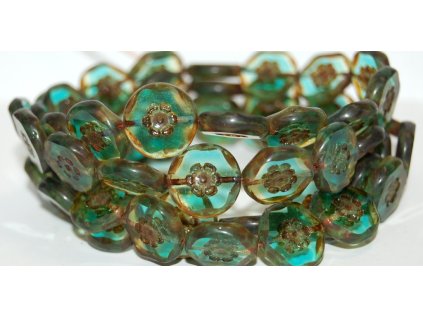 Ploškované - Kytky 15 mm