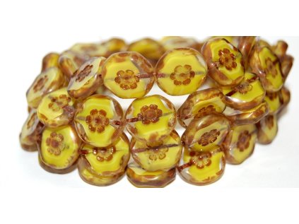 Ploškované - Kytky 15 mm