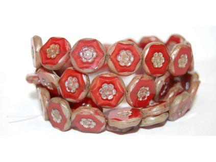 Ploškované - Kytky 15 mm