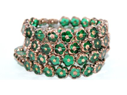 Flowers 10mm - Table cut beads