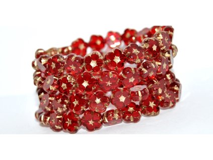 Flowers 10mm - Table cut beads