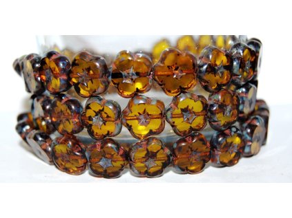 Flowers 14mm - Table cut beads