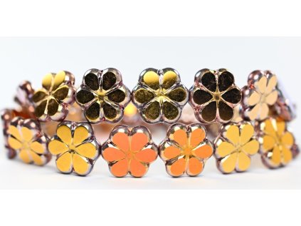 Flowers 15mm -6- Table cut beads