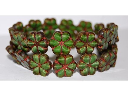 Flowers 15mm -6- Table cut beads