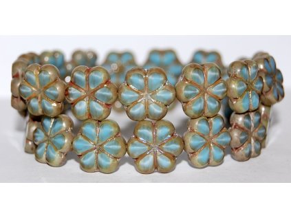 Flowers 15mm -6- Table cut beads