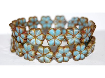 Flowers 15mm -6- Table cut beads