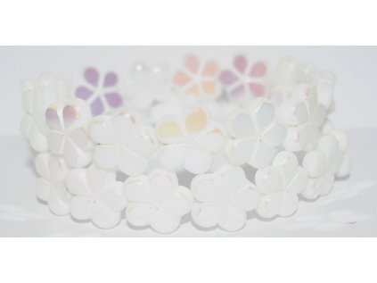 Flowers 17mm - Table cut beadsdouble-sided coating