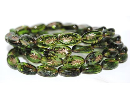 Table cut - RAYS on oval 19x10mm