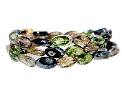 Table cut - RAYS on oval 19x10mm