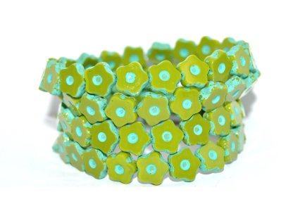 Table cut - Flower with dot 11mm