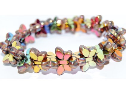 Butterfly - Table cut beads -20x12mmdouble-sided AB
