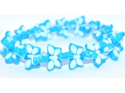 Butterfly - Table cut beads -20x12mm