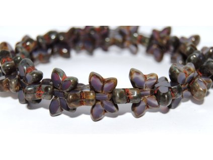 Butterfly - Table cut beads -20x12mm