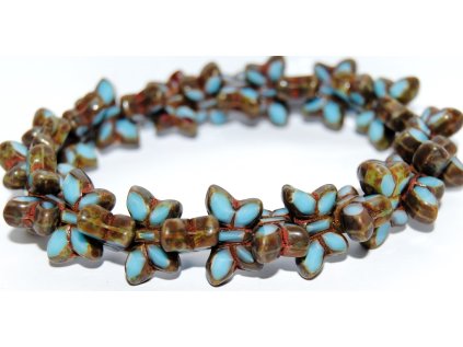 Butterfly - Table cut beads -20x12mm