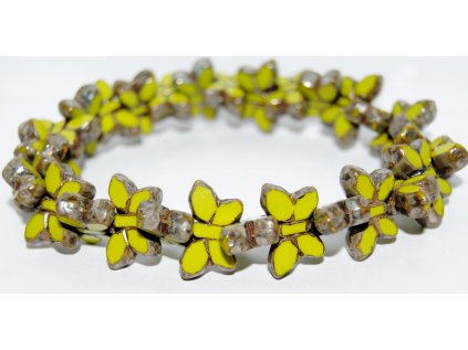 Butterfly - Table cut beads -20x12mm