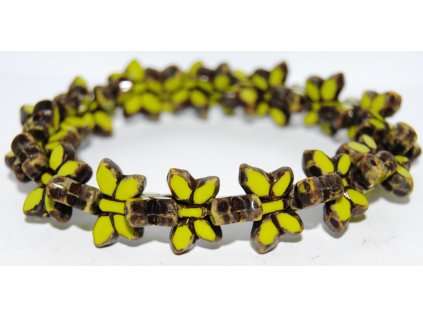 Butterfly - Table cut beads -20x12mm