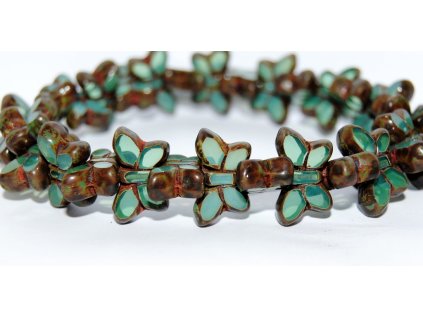 Butterfly - Table cut beads -20x12mm