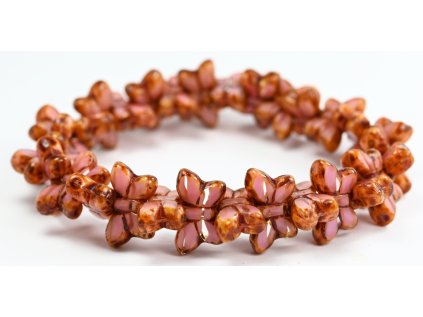 Butterfly - Table cut beads -20x12mm