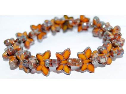 Butterfly - Table cut beads -20x12mm