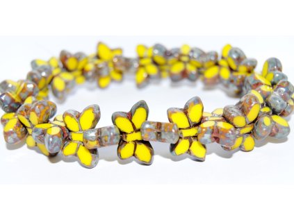 Butterfly - Table cut beads -20x12mm