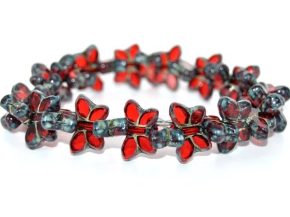 Butterfly - Table cut beads -20x12mm