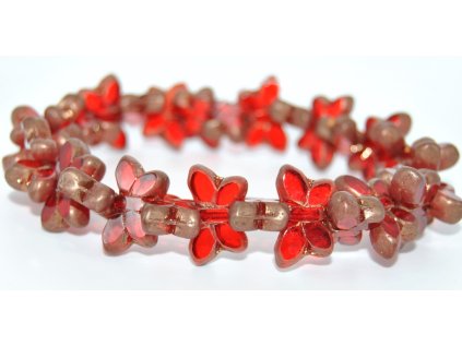 Butterfly - Table cut beads -20x12mm