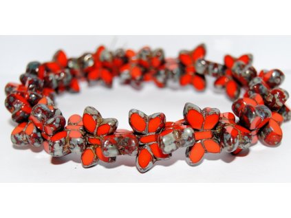 Butterfly - Table cut beads -20x12mm