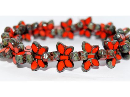 Butterfly - Table cut beads -20x12mm