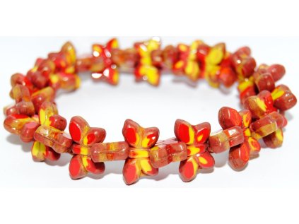 Butterfly - Table cut beads -20x12mm