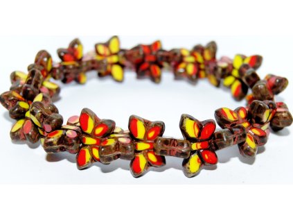 Butterfly - Table cut beads -20x12mm