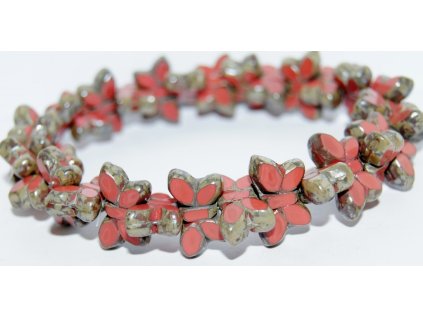 Butterfly - Table cut beads -20x12mm